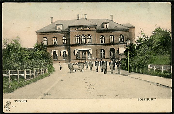 Nyborg. Posthuset. P. Alstrup no. 2872.