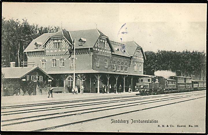 Skodsborg jernbanestation. B.M. & Co. no. 188