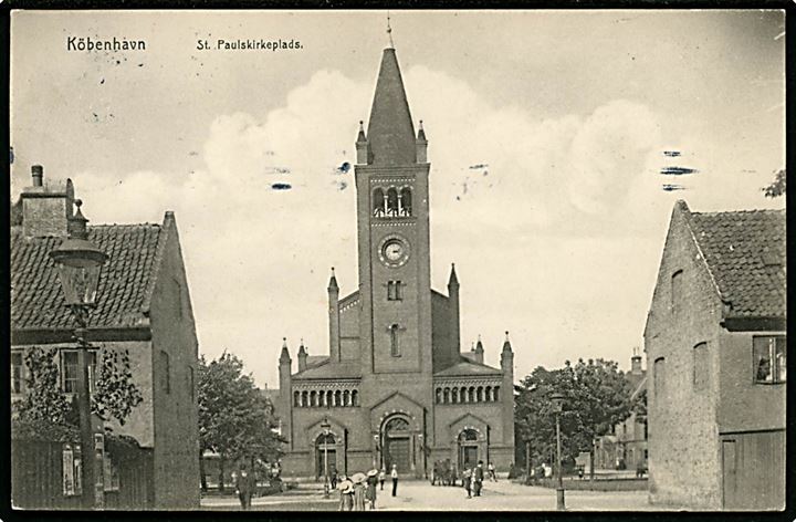Købh., St. Paulskirkeplads. U/no.