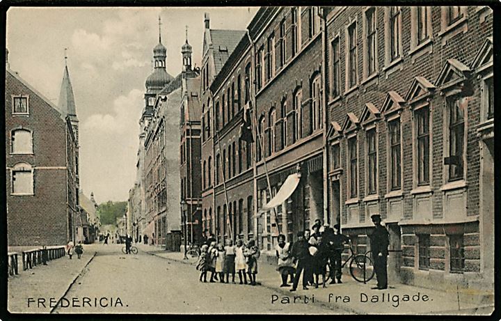 Fredericia, Dallgade. Fredericia Boghandel no. 11086.