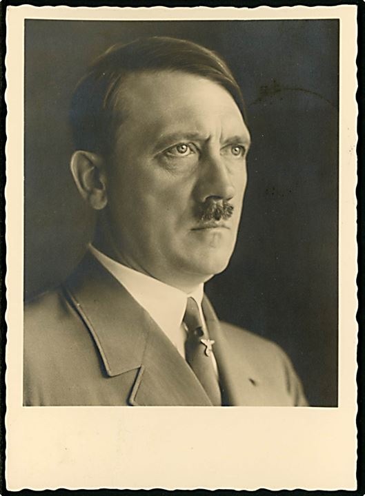 Adolf Hitler. Blandingsfrankeret med særstempel Berlin-Reichstag / Ausstellellung der ewige Jude 1938.