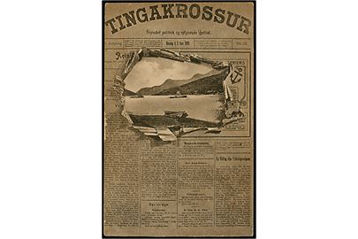 Færøerne Tingakrossur. A. Brend no. 304306.