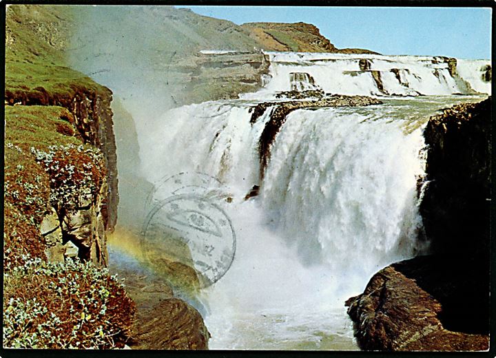 70 kr. Trafikanlæg single på brevkort fra Reykjavik d. 29.11.1978 til Rudolfstellen, Schweiz. Retur da modtager er afrejst.
