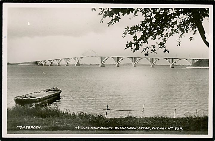 Mønsbroen. Fotokort Johs. Rasmussen no. 46. 