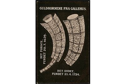 Guldhornene fundet ved Gallehus pr. Møgeltønder 1639 & 1734. H. Nissen u/no.
