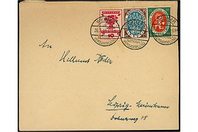 Weimar udg. på brev annulleret med særstempel Weimar d National-Versammlung d. 26.7.1919 til Leipzig.