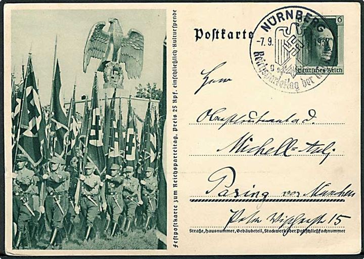Tysk helsag fra Reichsparteitag i 1937.
