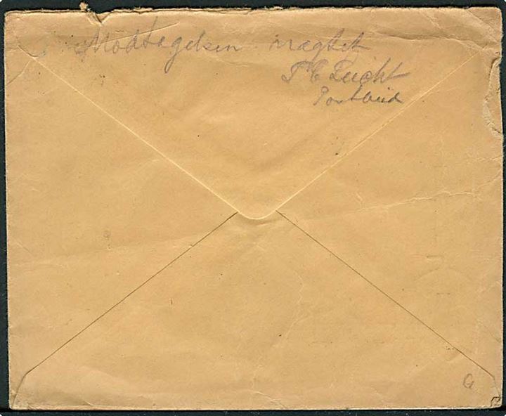 Ufrankeret brev fra Aarhus d. 1.4.1935 til Nykøbing M. Udtakseret i porto med 15/12 øre Portomærker i parstykke stemplet Nykøbing M. d. 2.4.1935. Returneret med påskrift: Modtagelse nægtet.