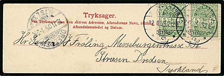 Aalborg, Fra havnen. ½ Tryksagskort. Stenders no. 33.