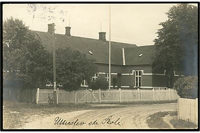 Sdr. Utterslev skole ved Kastager. Fotokort u/no. 
