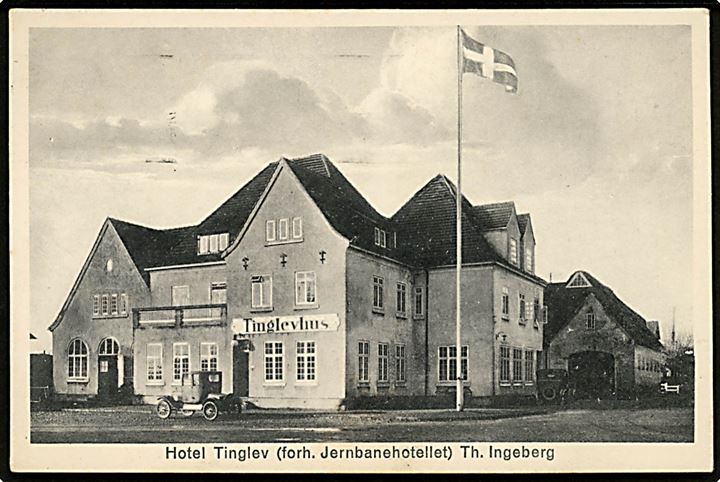 Tinglev, Hotel Tinglevhus ved Th. Ingeberg. W. Schützsack no. 0434.