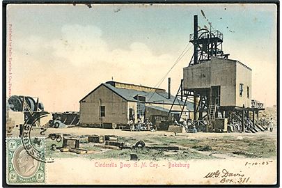 Transvaal, Cinderella Deep Gold Mine Company, Boksburg. 