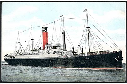 Saxonia, S/S, Cunard Line. 