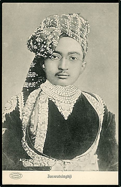Indien, Jaswatsinghji. The Phototype Company, Bombay u/no,.
