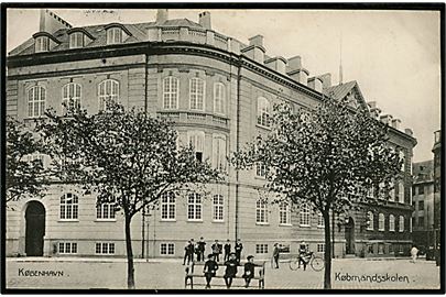Købh., Købmandsskolen. Stenders no. 7778.
