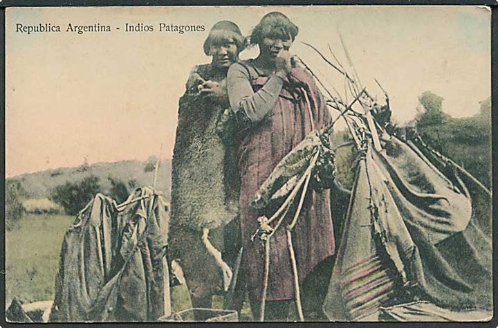 Patagones indianere fra Argentina. Z. Fumagsalli no. 721.