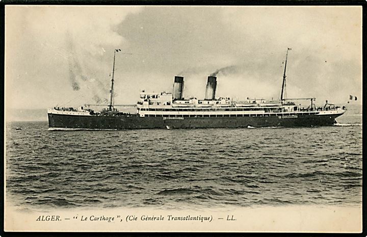 Le Carthage, S/S, Cie. Générale Transatlantique.