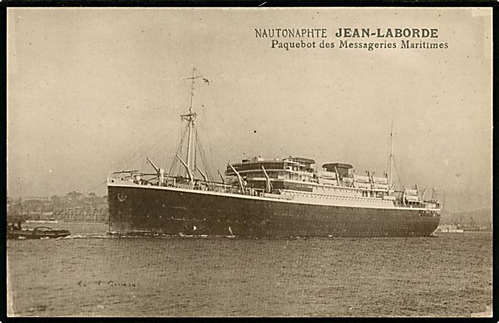 Jean-Laborde, S/S, Compagnie des messageries maritimes.