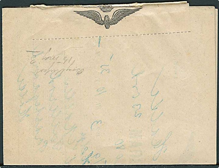 Statsbane telegram på Formular A 103 fra København d. 15.9.1903 til Holte. Udbragt til Søllerød Præstegaard som ekspres “XP”. Formular lukket med fortrykt banderole: “Statsbanedriften”. 