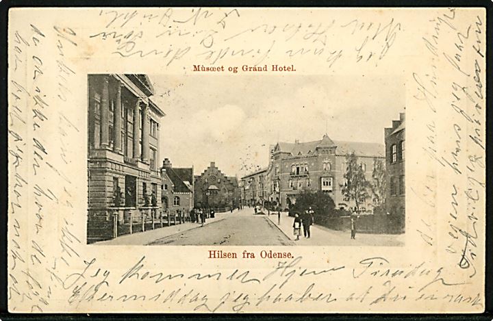 Odense. Musæet og Grand Hotel. Ed. F. Ph. & Co. no. 647.
