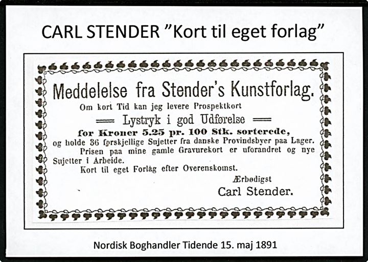 Svendborg, Christiansminde, Hilsen fra med prospekter. Georg Ellys Forlag U/no. Se DFT nr. 5/2011 vedr. Stenders kort til eget forlag. 