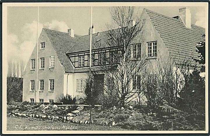 C.F. Kvindeskolen i Nysted.Stenders no. 80685. 