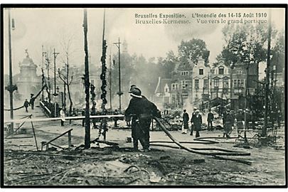 Bruxelles. Efter brande på udstillingen i 1910. 