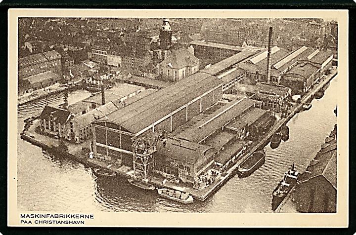 Burmeister & Wains Maskin- og Skibsbyggeri, Maskin-fabrikkerne på Christianshavn. E. P. H. u/no.  Kvalitet 8