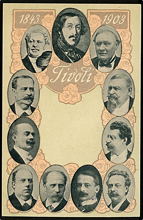 Tivoli. Jubilæumskort 1843-1903. U/no. Kvalitet 9