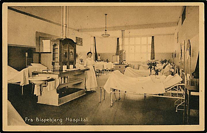 Bispebjerg Hospital. Sengestue. Stenders no. 35861. Kvalitet 8