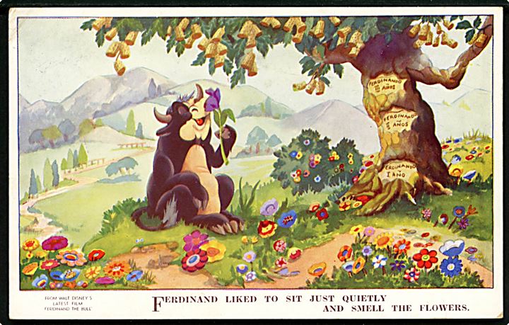 Walt Disney: Tyren Ferdinand. Valentine’s Ferdinand the Bull no. 4678. Kvalitet 7