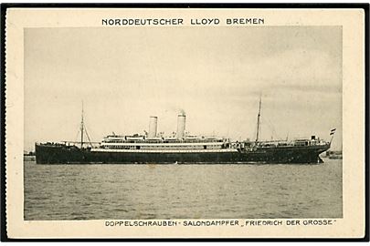 Friedrich der Grosse, S/S, Norddeutscher Lloyd.