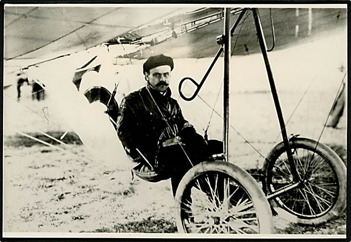 Hans Grade, Tysk flyvepioner fra 1908. Pressefoto af nyere dato.