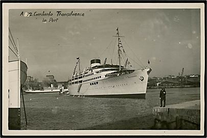 Transilvania, M/S, Romanian Maritime and Fluvial Navigation Company. Bygget af B&W i København 1938.