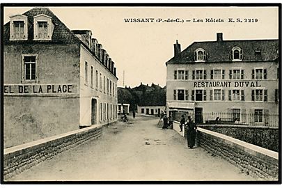 Frankrig, Wissant, Hotel de la Plage og Restaurant Duval. No. 2219.