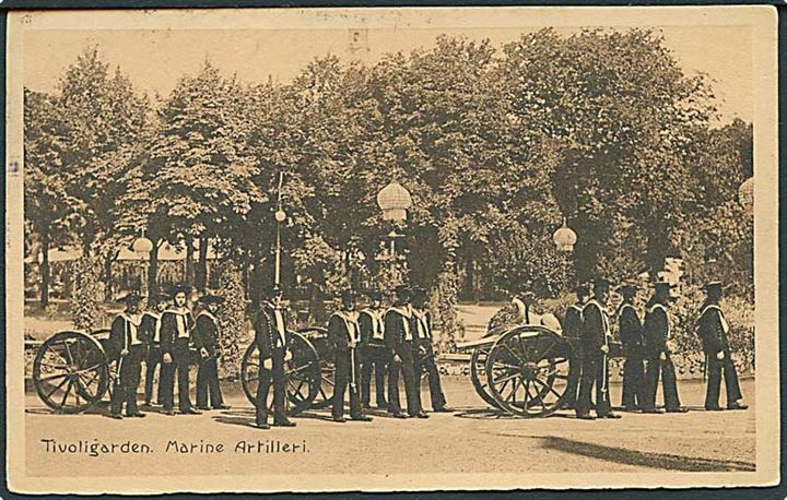 Tivoligarden med Marine Artilleri. Andreasen & Lachmanm no. 8.