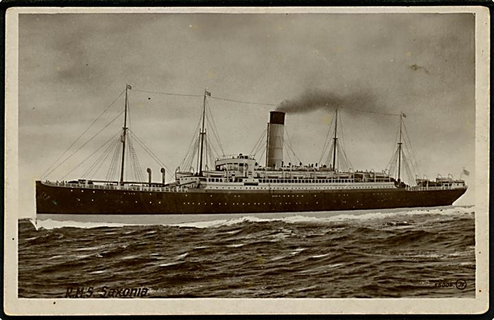 Saxonia, S/S, Cunard Line.