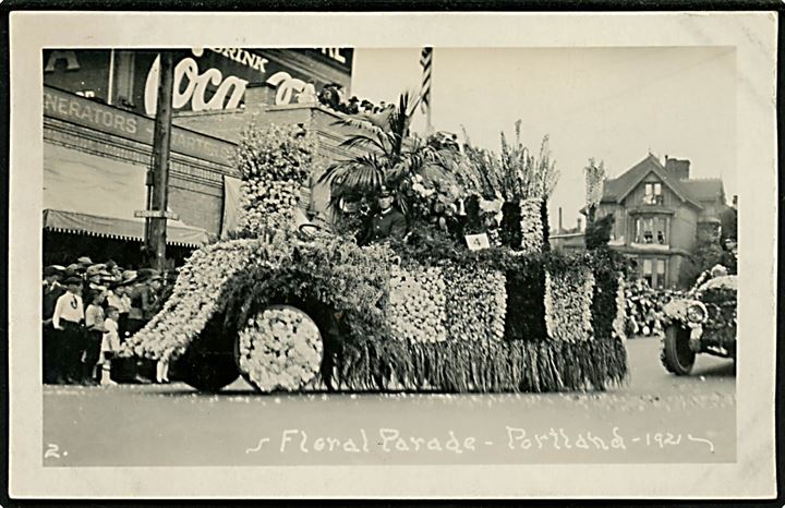 Portland. Blomster parade. Fotokort no. 2.