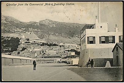 Gibraltar. Udsigt fra Molen. 