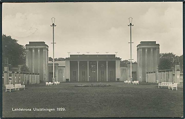 Landskrona Utställningen 1929. Officielt postkort u/no.