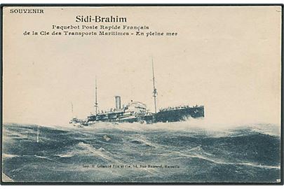 S/S Sidi Brahim, la Société générale des transports maritimes à vapeur. U/No.