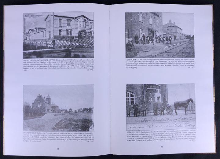 Sorø Postkort 1885-1970. Illustreret byvandring 132 sider. 