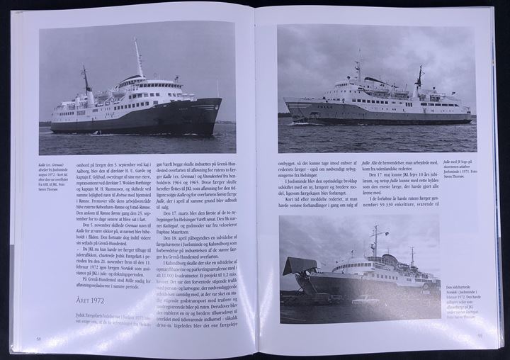 den lige linie - historien om Juelsminde - Kalundborg overfarten ved Jan Vinther Christensen. Illustreret 184 sider.
