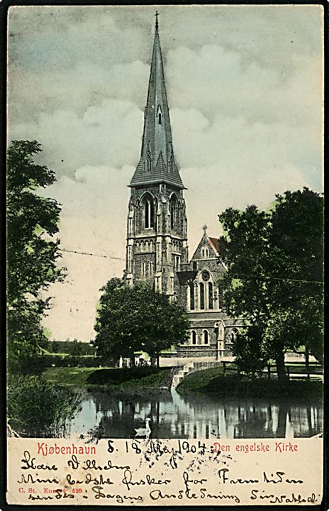 Købh., Den engelske Kirke. Stenders no. 529.