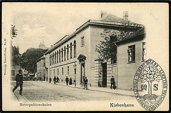 Købh., Metropolitanskole. Warburg no. 37.