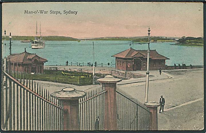 Man-o´-War Steps, Sydney. V.S.M Oceanie series u/no.