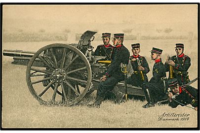 Danske artillerister 1914. A. Giese u/no.