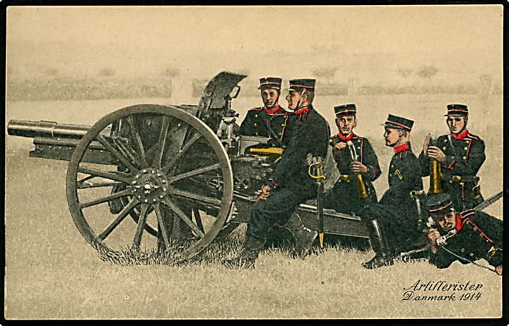 Danske artillerister 1914. A. Giese u/no.