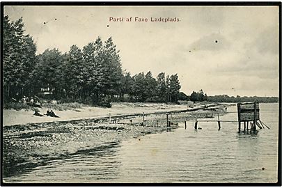 Faxe Ladeplads strandparti. U/no.