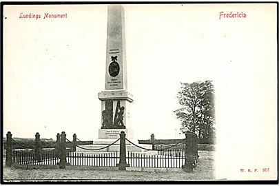 Fredericia. Lundings Monument. W.K.F. no. 807.